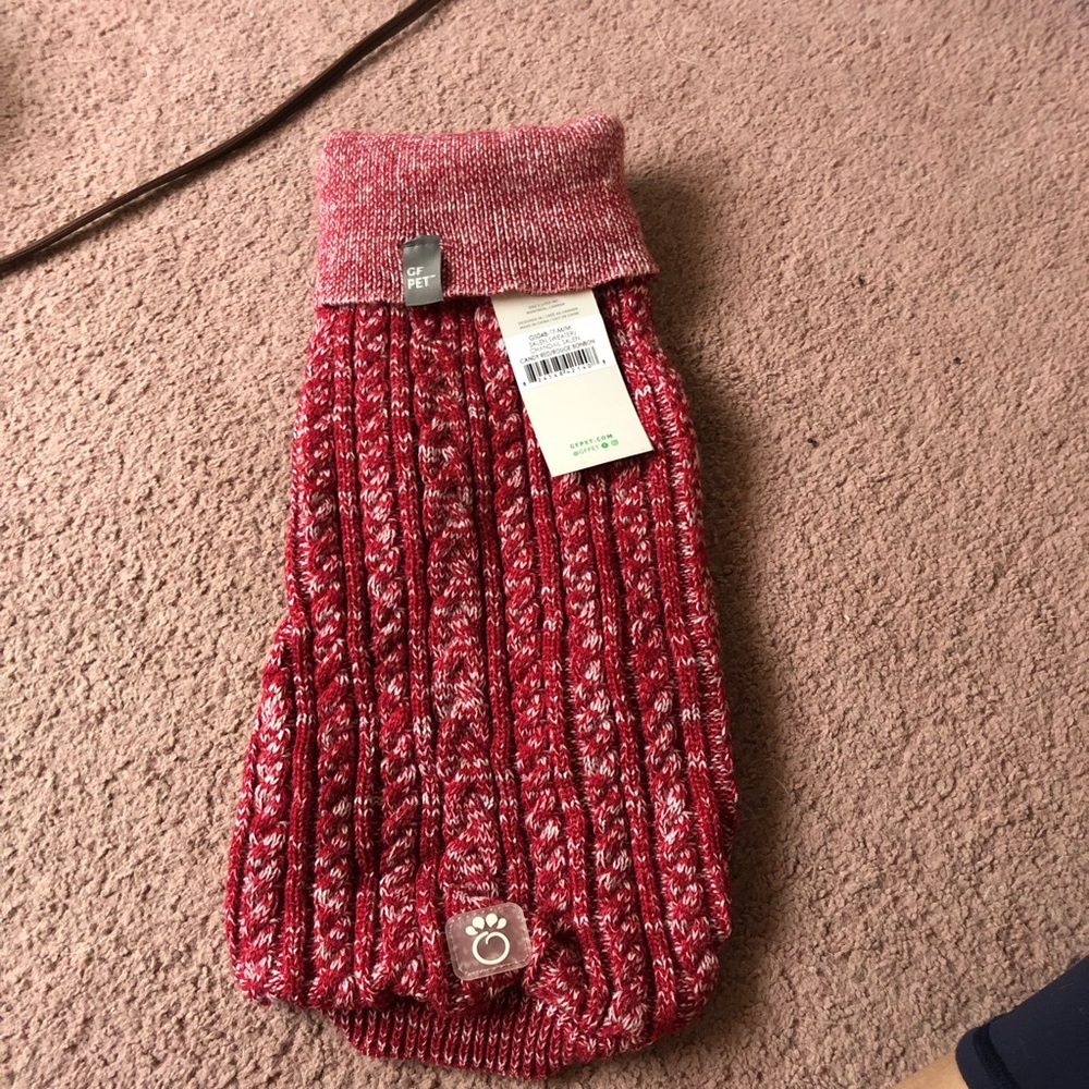 Brand new medium dog sweater